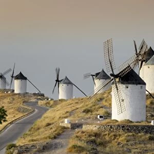 Don Quixote windmills, Consuegra, Castile-La Mancha, Spain, Europe