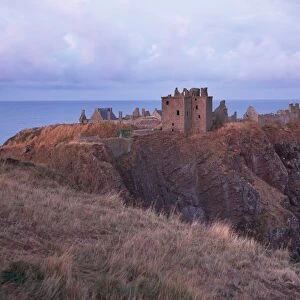 Dunnottar Castle dating from the 14th century