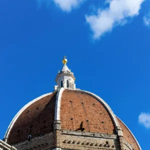 The Duomo (Cathedral), the dome of Brunelleschi, Piazza del Duomo, UNESCO World Heritage Site, Florence (Firenze), Tuscany, Italy, Europe