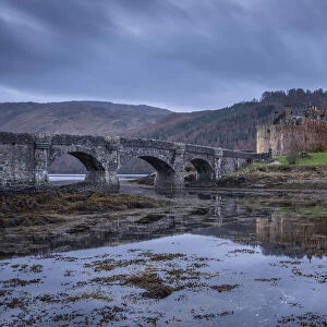 Eilean Donan Castle on Loch Duich in the Scottish Highlands, Scotland, United Kingdom