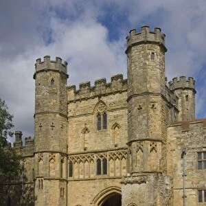The entrance gatetower to Battle Abbey, site of the Battle of Hastings