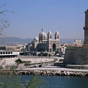 Fort St. Jean and Cathedrale de la Major, Marseille, Bouches-du-Rhone, Provence