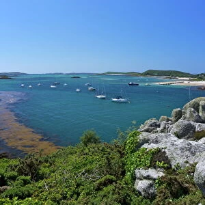 Frenchmans Point, looking to Bryher, Island of Tresco, Isles of Scilly