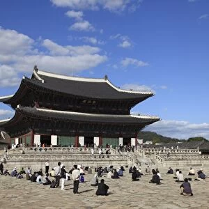 Geunjeongjeon, main palace pavilion, Gyeongbokgung Palace (Palace of Shining Happiness)