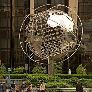 Globe Sculpture by Brandell outside Trump International Hotel