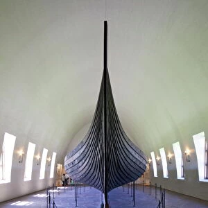 Gokstad ship, 9th century burial vessel, Viking Ship Museum, Vikingskipshuset