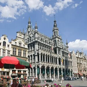 Guildhalls in the Grand Place, UNESCO World Heritage Site, Brussels, Belgium, Europe