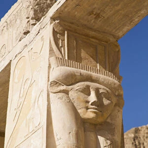 Hathor Column, Temple of Hathor, Hatshepsut Mortuary Temple (Deir el-Bahri)