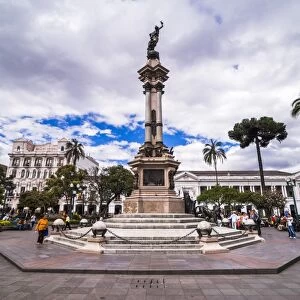 Independence Square, the Historic Centre of Quito Old Town, Quito, UNESCO World Heritage Site