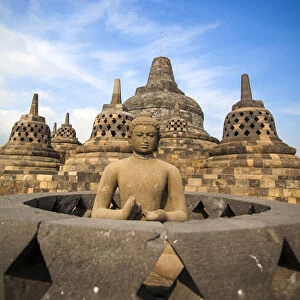 Indonesia, Java, Magelang, Borobudur Temple