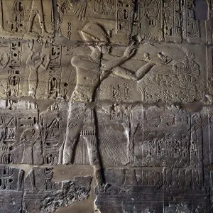 Inside Karnak Temple, UNESCO World Heritage Site, Luxor, Thebes, Egypt, North Africa