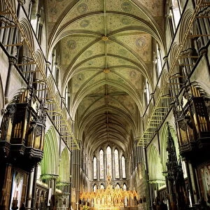 Interior of Worcester cathedral, Worcester, Hereford & Worcester, England