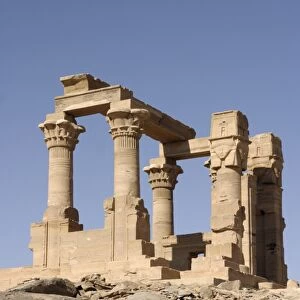 Kertassi temple, Kalabsha island, Lake Nasser, Aswan, Egypt, North Africa, Africa