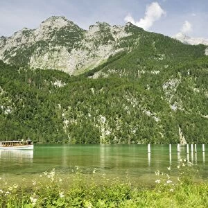 Koenigssee and Watzmann, Berchtesgadener Land, Bavaria, Germany, Europe