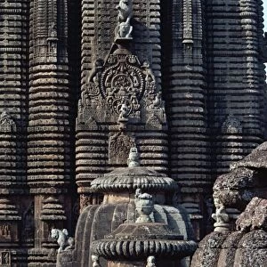 Lingaraja temple, Bhubaneswar, Orissa state, India, Asia