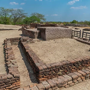 Lothal, southernmost site of the ancient Indus Valley civilisation, Gujarat, India, Asia