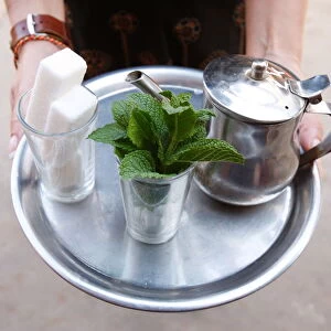 Mint tea, Agadir, Morocco, North Africa, Africa