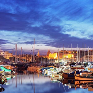 Msida Creek Harbour, Valletta, Malta, Mediterranean, Europe