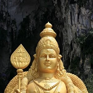 Murugan statue, Batu Caves, Kuala Lumpur, Malaysia, Southeast Asia, Asia