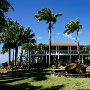 Nevis Botanical Garden, Nevis, St. Kitts and Nevis, Leeward Islands, West Indies