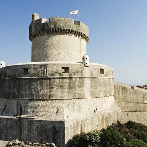 Old Town Fort Minceta on the city walls, Dubrovnik, UNESCO World Heritage Site