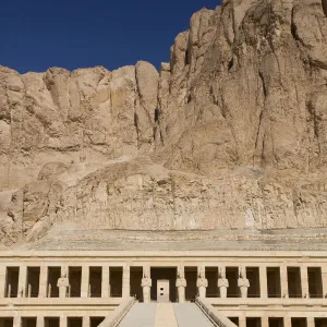 Overview, Hatshepsut Mortuary Temple (Deir el-Bahri), UNESCO World Heritage Site