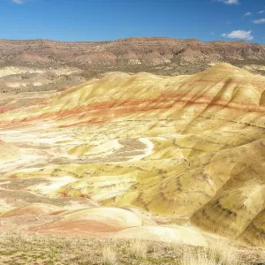 The Painted Hills, listed as one of the Seven Wonders of Oregon, John Day Fossil Beds National Monument, Oregon