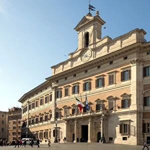 Palazzo Montecitorio, Parliament Building, Rome, Lazio, Italy, Europe