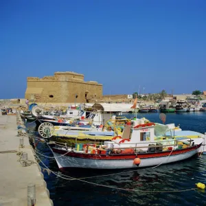 Paphos harbour, Cyprus, Europe