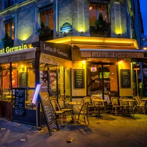 Parisian cafe, Paris, France, Europe