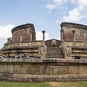 The Polonnaruwa Vatadage dating back to the Kingdom of Polonnaruwa