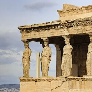 Porch of the maidens (Caryatids), Erechtheion, Acropolis, UNESCO World Heritage Site