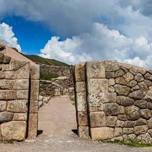 Puka Pukara Ruins, Cusco Region, Peru, South America