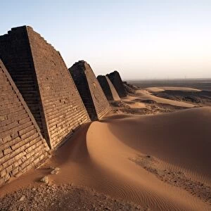 The pyramids of Meroe