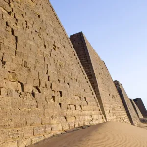 Pyramids of Meroe, Sudan, Africa