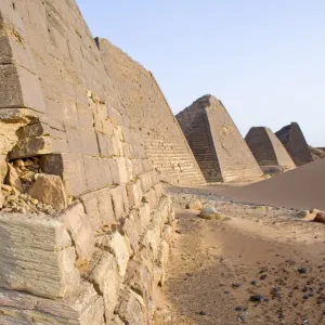 Pyramids of Meroe, Sudan, Africa