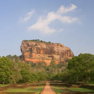 The rock fortress of Sigiriya (Lion Rock)