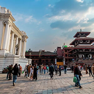 Royal palace Gaddi Baithak, Durbar Square, UNESCO World Heritage Site, Kathmandu, Nepal, Asia