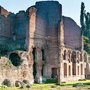 Ruins of Palace, Hadrian's Villa, UNESCO World Heritage Site, Tivoli, Province of Rome, Latium (Lazio), Italy, Europe