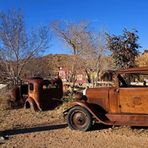 Rusty old car, General Store and Route 66 Museum, Hackberry, Arizona, United States of America