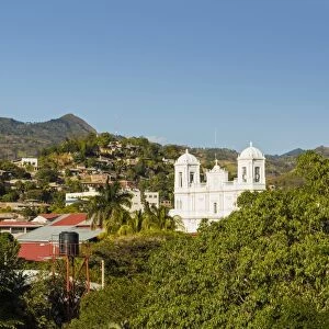 San Pedro Cathedral, built 1874 on Parque Morazan in this important northern commercial city