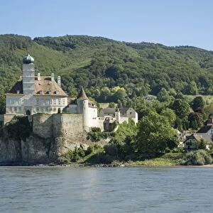 Schloss Schonbuhel and River Danube, Wachau Valley, Lower Austria, Austria, Europe
