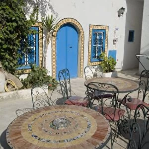 Sidi Bou Fares Hotel courtyard