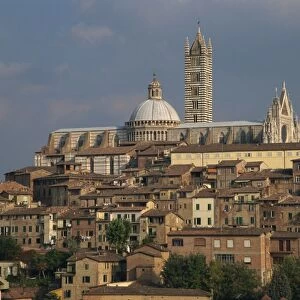 The skyline of Siena