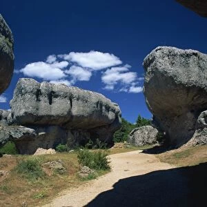 Spectacular limestone formations, Ciudad Encantada, Cuenca, Castilla-La Mancha