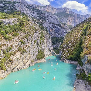 St. Croix Lake, Gorges du Verdon, Provence-Alpes-Cote d Azur, Provence, France