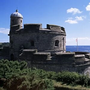 St. Mawes Castle, built by Henry VIII, St. Mawes, Cornwall, England, United Kingdom