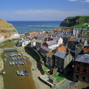 Staithes, Yorkshire, England, UK, Europe