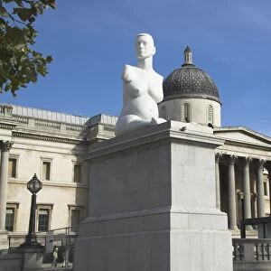 Statue of Alison Lapper, Trafalgar Square, London, England, United Kingdom, Europe