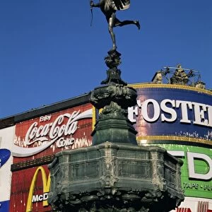 Statue of Eros, Piccadilly Circus, England, United Kingdom, Europe
